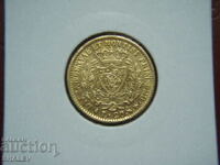 20 lire 1827 L Sardinia - XF/AU (aur)