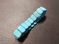 Necklace, turquoise, 12 mm wide, 18.08.2025