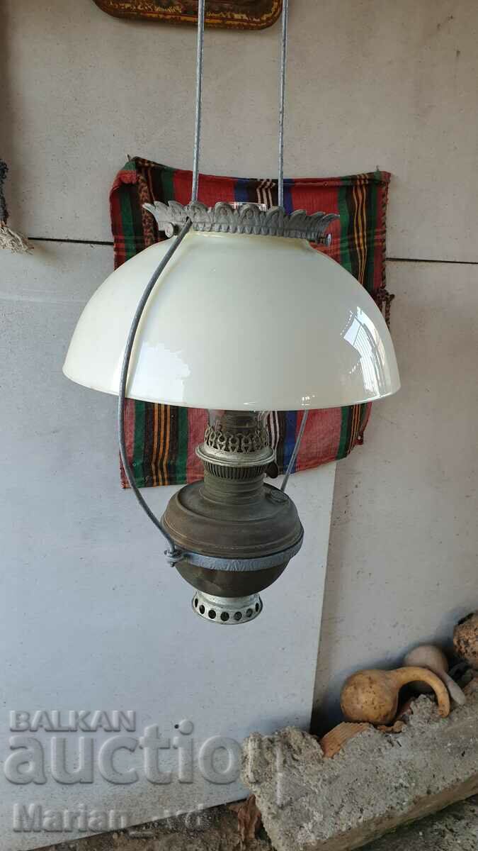 Delivery of Old 1894 Bradley & Hubbard parlor gas lamp