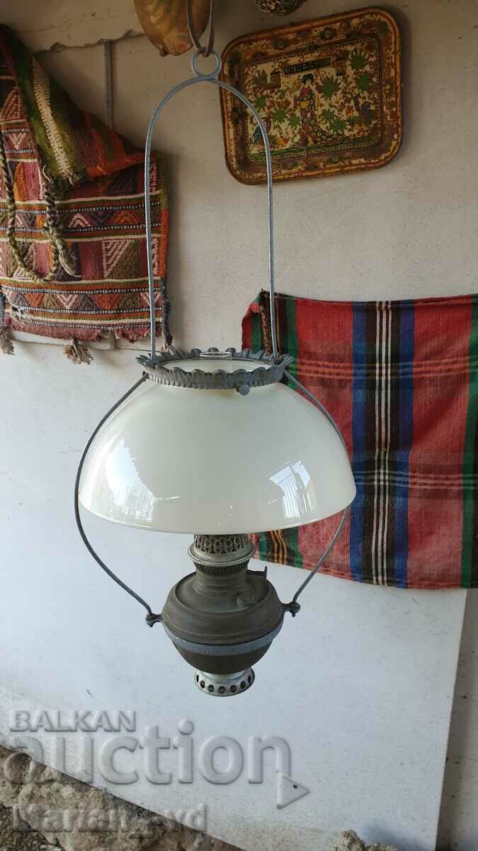 Стара салонна  газова лампа Bradley & Hubbard 1894година