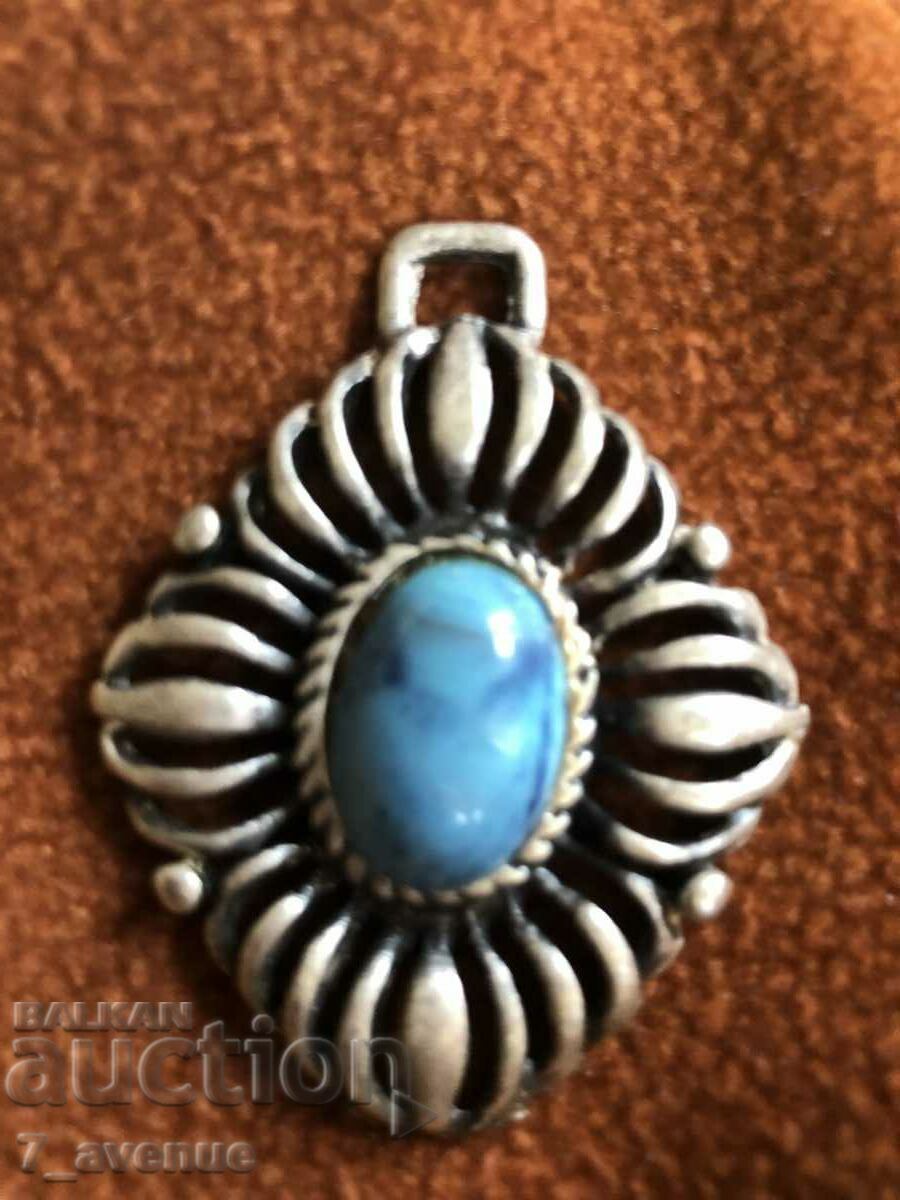 MEDALLION / PENDANT, turquoise with price 49.99 BGN | € 25.56 MEDALLION / PENDANT, turquoise with price 49.99 BGN | € 25.56