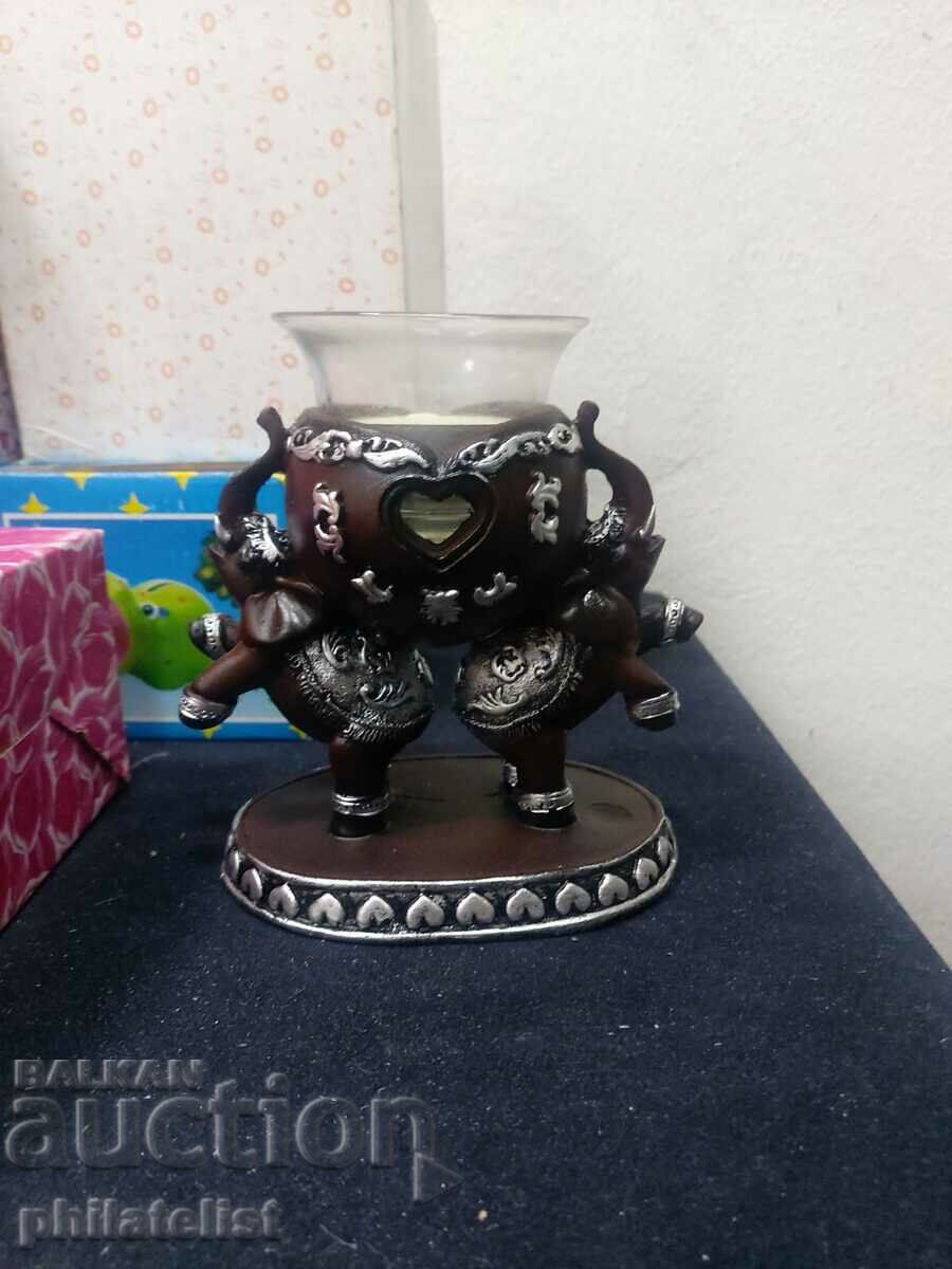 candle holder - ideal gift! with price 10.00 BGN | € 5.11