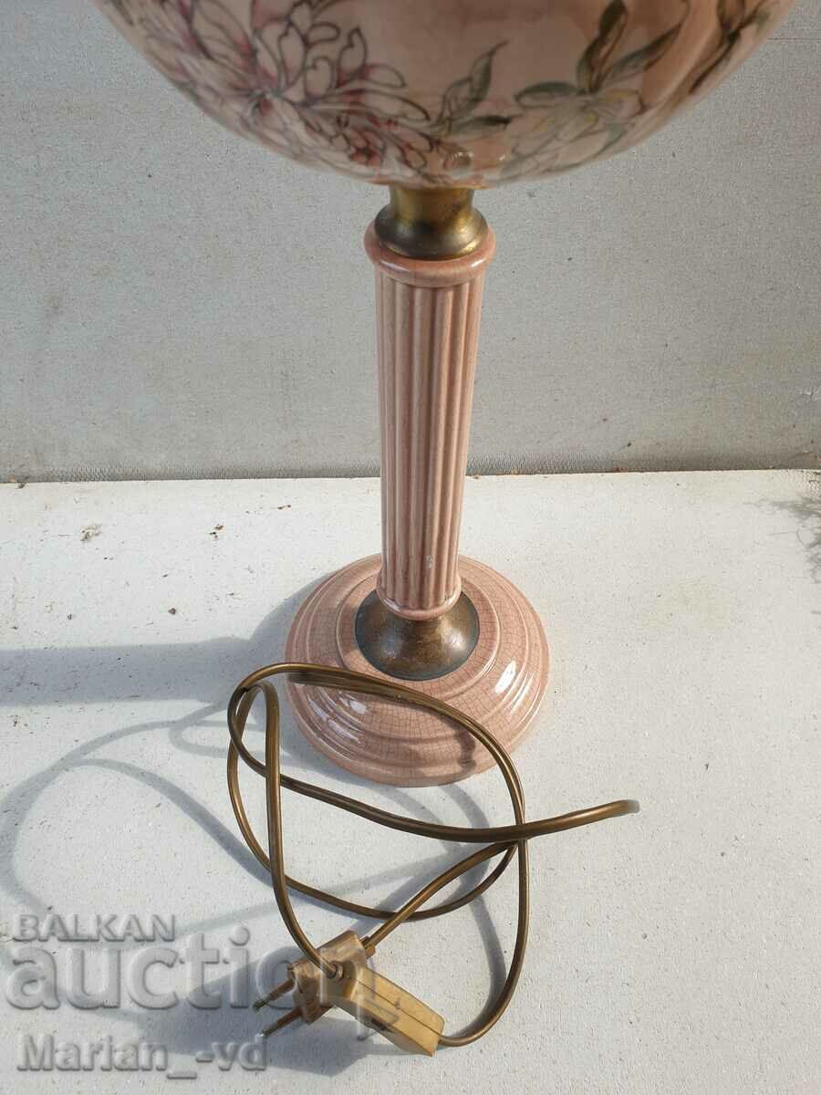 Old large porcelain table lamp with price 150.00 BGN | € 76.69 Old large porcelain table lamp with price 150.00 BGN | € 76.69