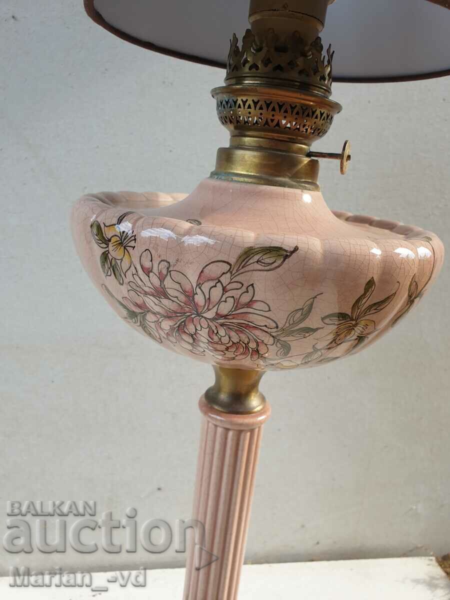 Delivery of Old large porcelain table lamp Delivery of Old large porcelain table lamp