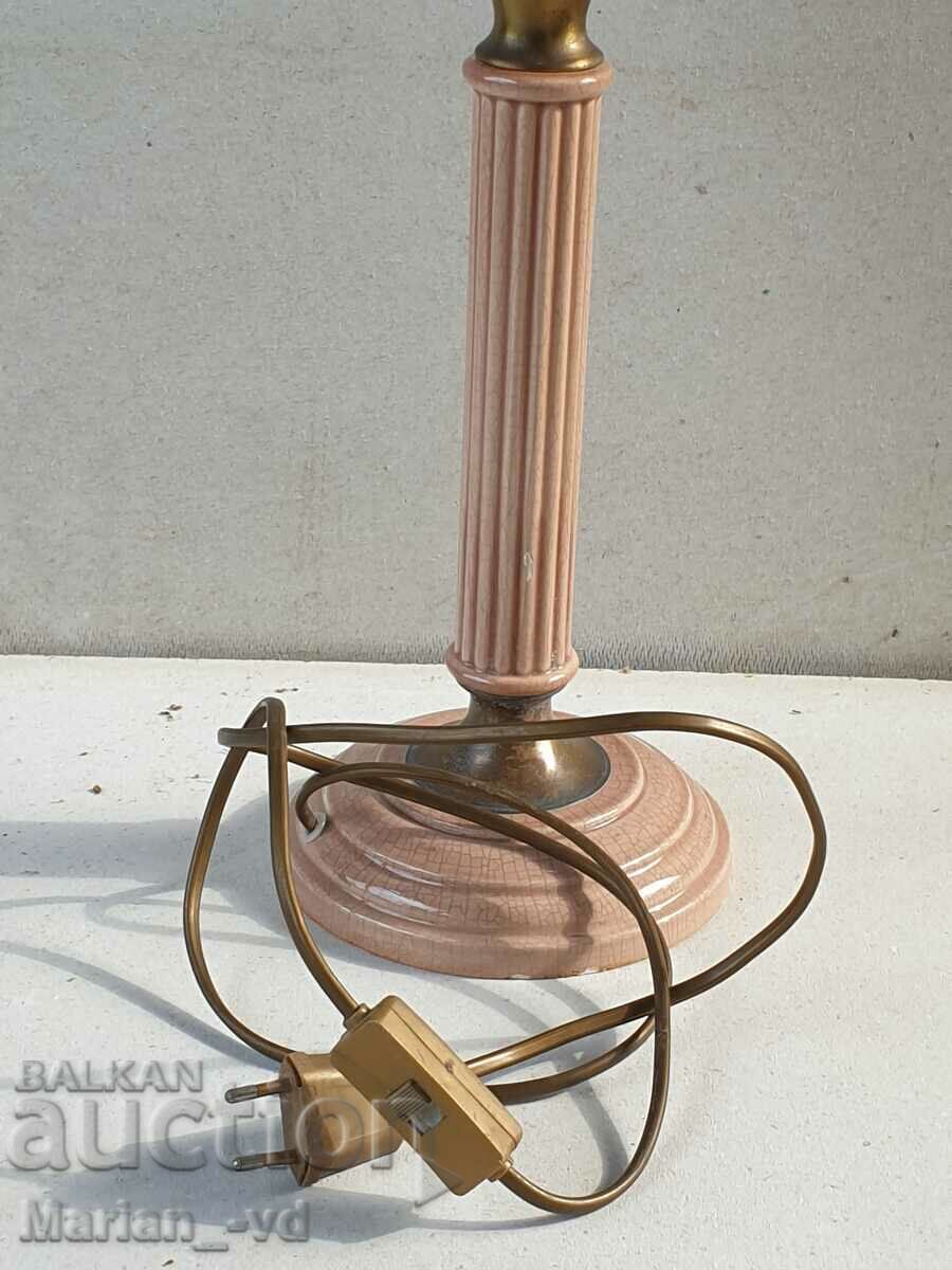 Old large porcelain table lamp - 6 Old large porcelain table lamp - 6