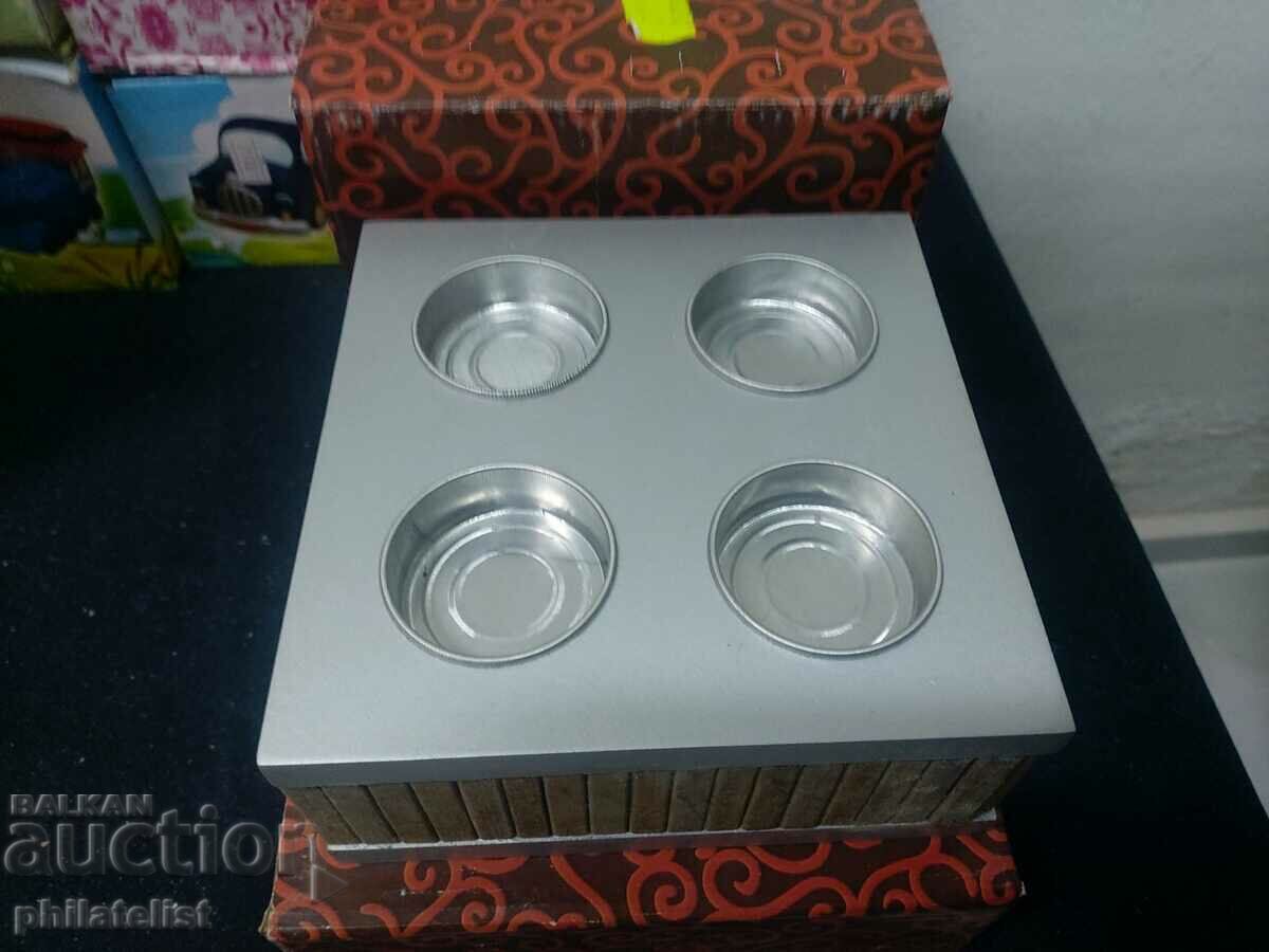 Candle holder for 4 candles #2 with price 7.45 BGN | € 3.81 Candle holder for 4 candles #2 with price 7.45 BGN | € 3.81