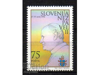 1996. Slovenia. Papa Ioan Paul al II-lea.