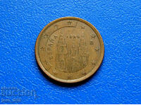 Spania 5 cenți de euro cenți de euro 1999