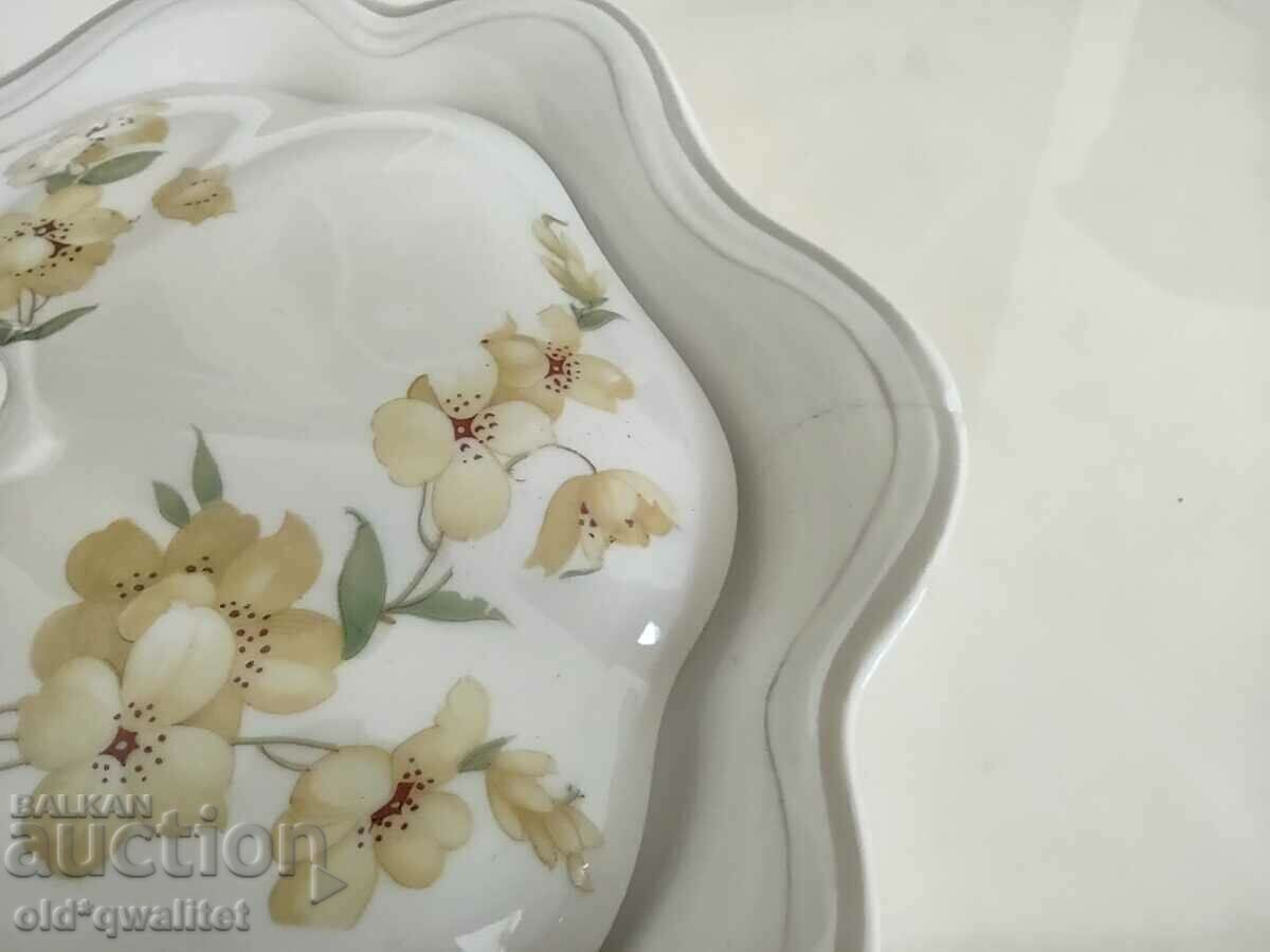 Porcelain flower pot - Germany Weimar, stamps - 5 Porcelain flower pot - Germany Weimar, stamps - 5