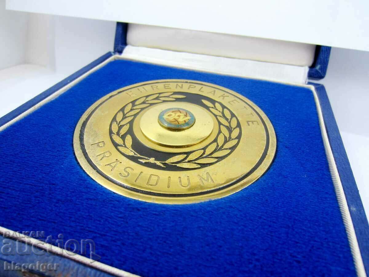 Honorary plaque-GDR Football Federation-DDR-Original - 7 Honorary plaque-GDR Football Federation-DDR-Original - 7