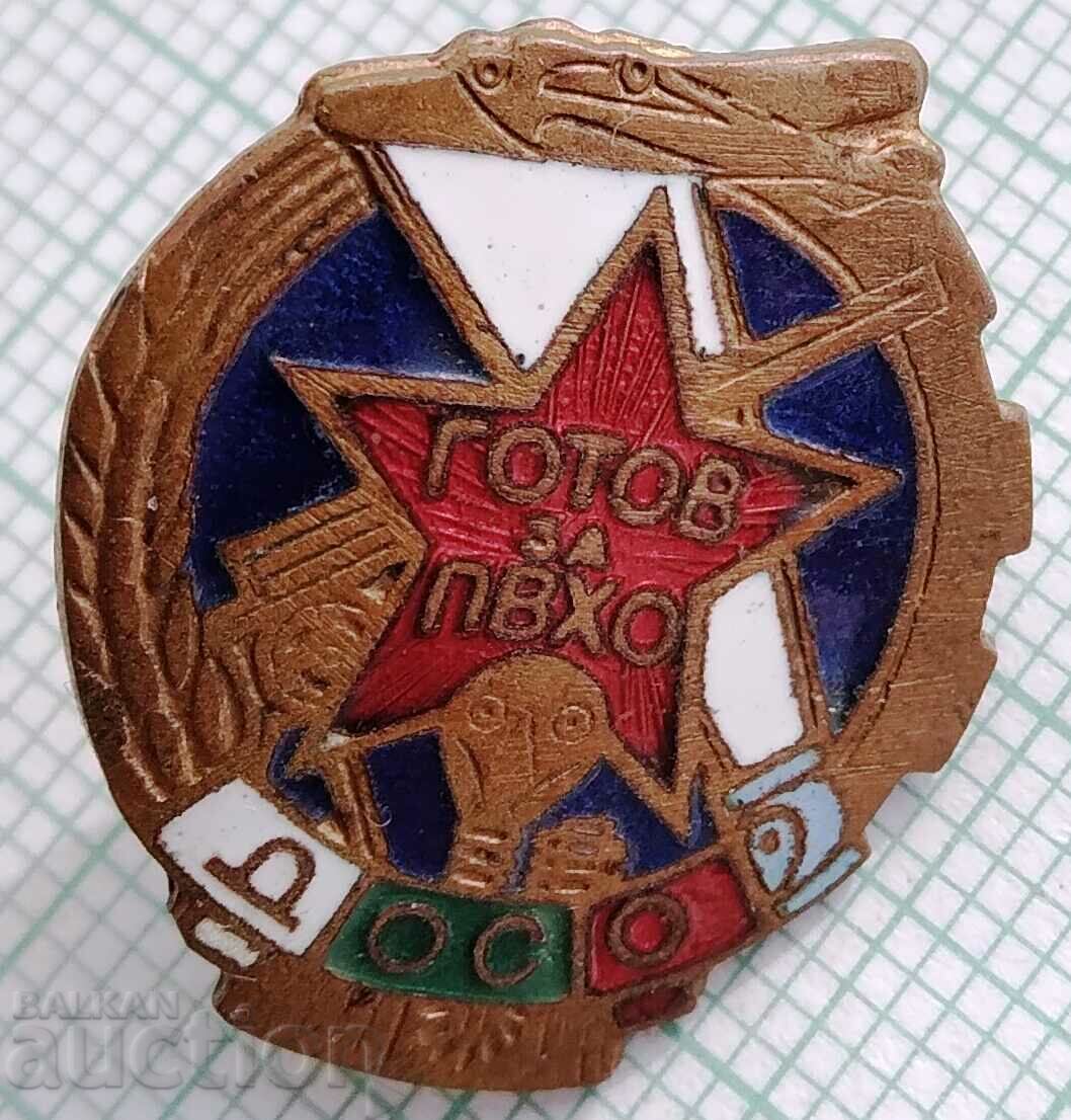 13004 Insigna - DOSO - Gata pentru PVCO - șurub email bronz