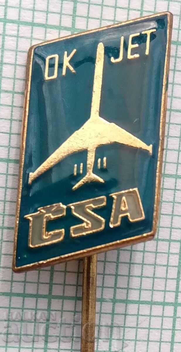 13011 Badge - CSA Airline - Czechoslovakia