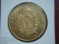 100 Francs 1863 BB France (100 francs France) - AU (gold)