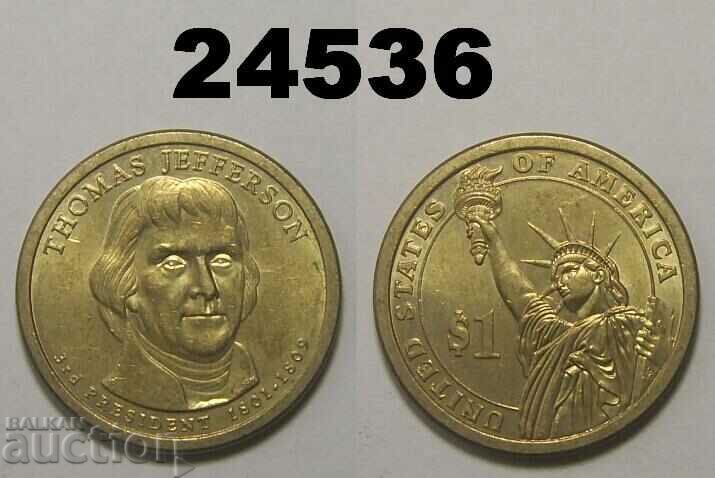 1 USD 2007 P Thomas Jefferson