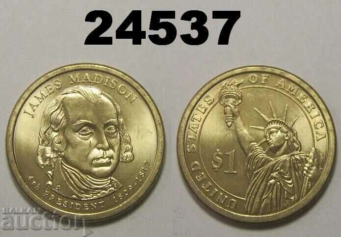 1 USD 2007 P James Madison