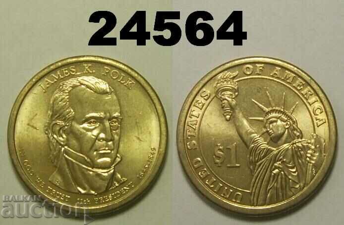 US $1 2009 P James Polk