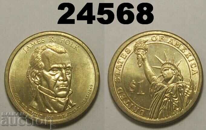 1 USD 2009 P James Polk