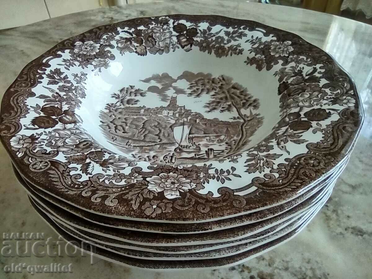 Service - plot, for 6 pers., England, stamps with price 197.00 BGN | € 100.72 Service - plot, for 6 pers., England, stamps with price 197.00 BGN | € 100.72