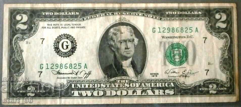 2 δολάρια ΗΠΑ 1976
