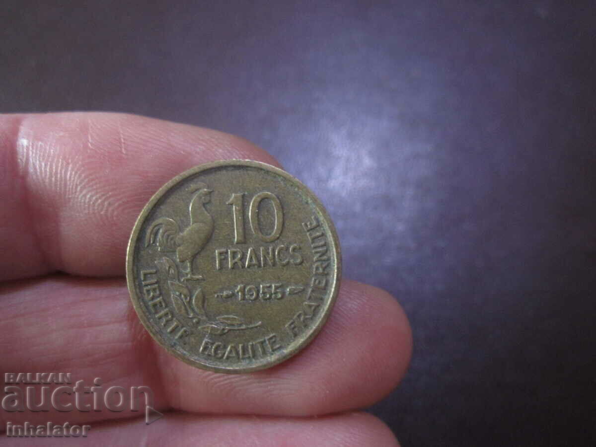 1955 10 φράγκα