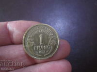 1941 год  1 франк