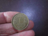 1940 год  1 франк