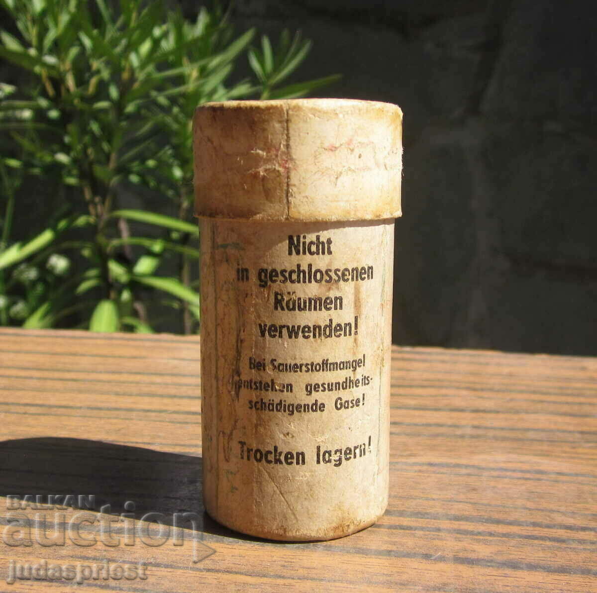 Β' Παγκόσμιος Πόλεμος Γερμανικό γερμανικό κουτί ξηρού αλκοολούχου ποτού με τιμή 20.00 BGN | € 10.23 Β' Παγκόσμιος Πόλεμος Γερμανικό γερμανικό κουτί ξηρού αλκοολούχου ποτού με τιμή 20.00 BGN | € 10.23