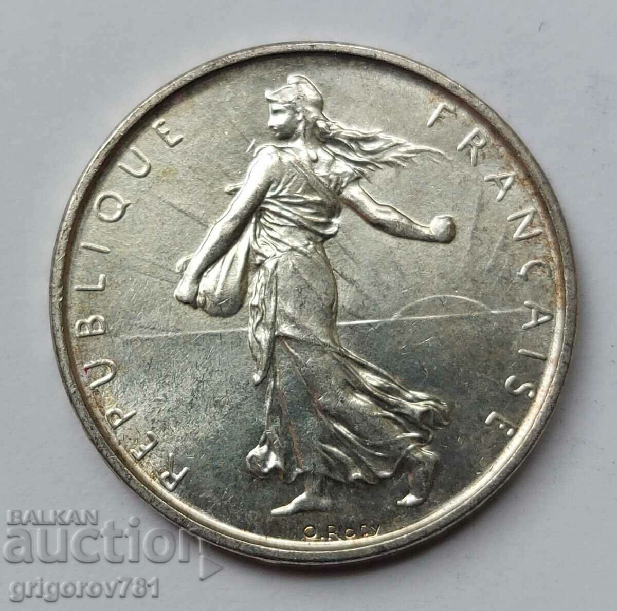 5 Φράγκα Ασήμι Γαλλία 1963 - Ασημένιο νόμισμα #5 με τιμή € 14.32 | 28.01 BGN