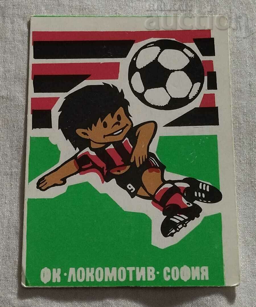 DFS "LOKOMOTIV" SOFIA FOOTBALL CALENDAR 1986