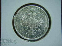 1 Florin 1865 A Austria (1 Florin Austria) - XF