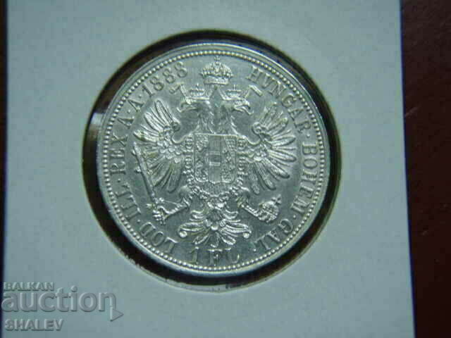 Доставка на 1 Florin 1888 A Austria (1 флорин Австрия) - AU Доставка на 1 Florin 1888 A Austria (1 флорин Австрия) - AU