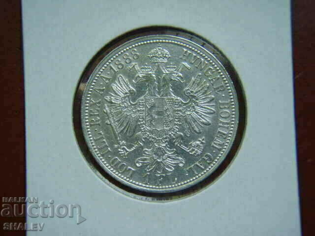 1 Florin 1888 A Austria (1 Florin Austria) - AU