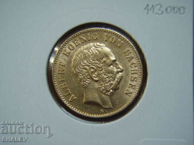 20 Mark 1895 Saxonia (Germania) Saksoniya/Germaniya - AU (aur) - 5