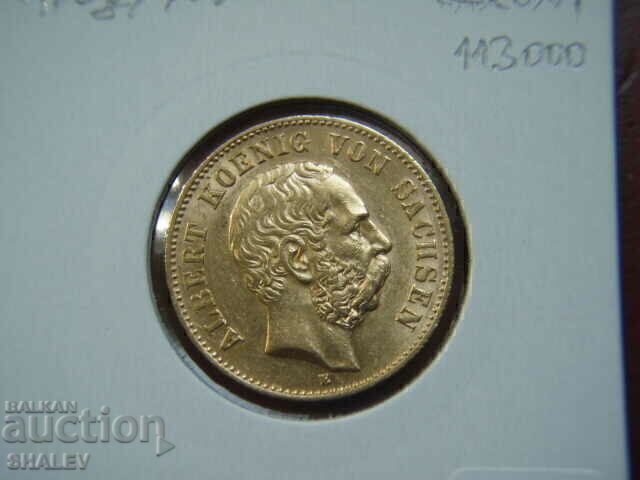 20 Mark 1895 Saxonia (Germania) Saksoniya/Germaniya - AU (aur) - 6