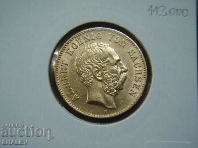 20 Mark 1895 Saxony (Germany) Saxony/Germany - AU (gold) - 7 20 Mark 1895 Saxony (Germany) Saxony/Germany - AU (gold) - 7