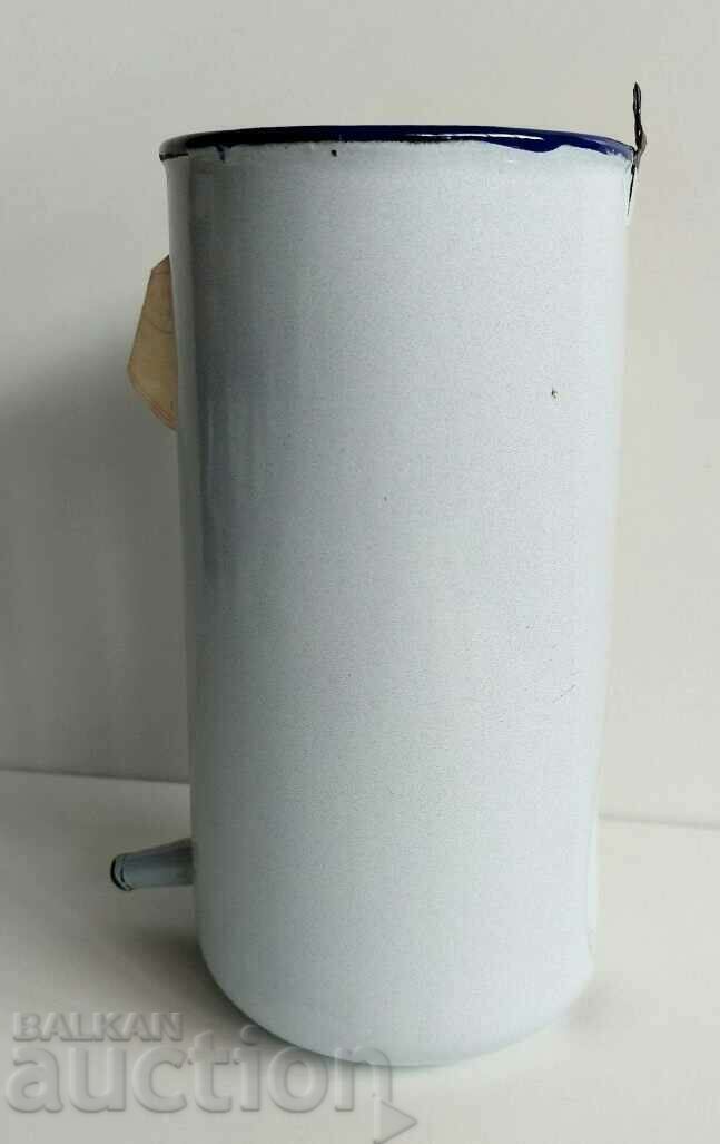 OLD ENAMEL CONTAINER IRRIGATOR ENEMA LABEL - 5 OLD ENAMEL CONTAINER IRRIGATOR ENEMA LABEL - 5