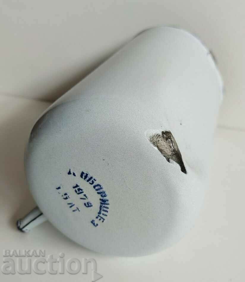 OLD ENAMEL CONTAINER IRRIGATOR ENEMA LABEL - 6 OLD ENAMEL CONTAINER IRRIGATOR ENEMA LABEL - 6