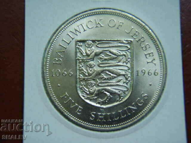 Delivery of 5 Shillings 1966 Jersey (5 shillings Jersey) - Unc Delivery of 5 Shillings 1966 Jersey (5 shillings Jersey) - Unc