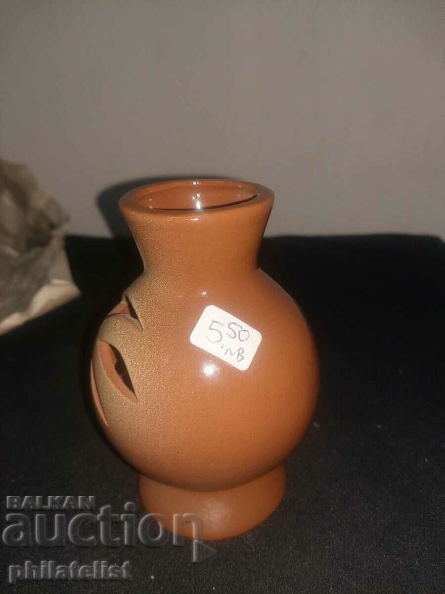 Small decorative ceramic vase #2, BGN 6 with price 6.00 BGN | € 3.07 Small decorative ceramic vase #2, BGN 6 with price 6.00 BGN | € 3.07