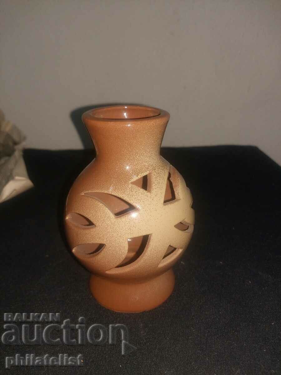 Малка декоративна керамична ваза #2, 6 лв