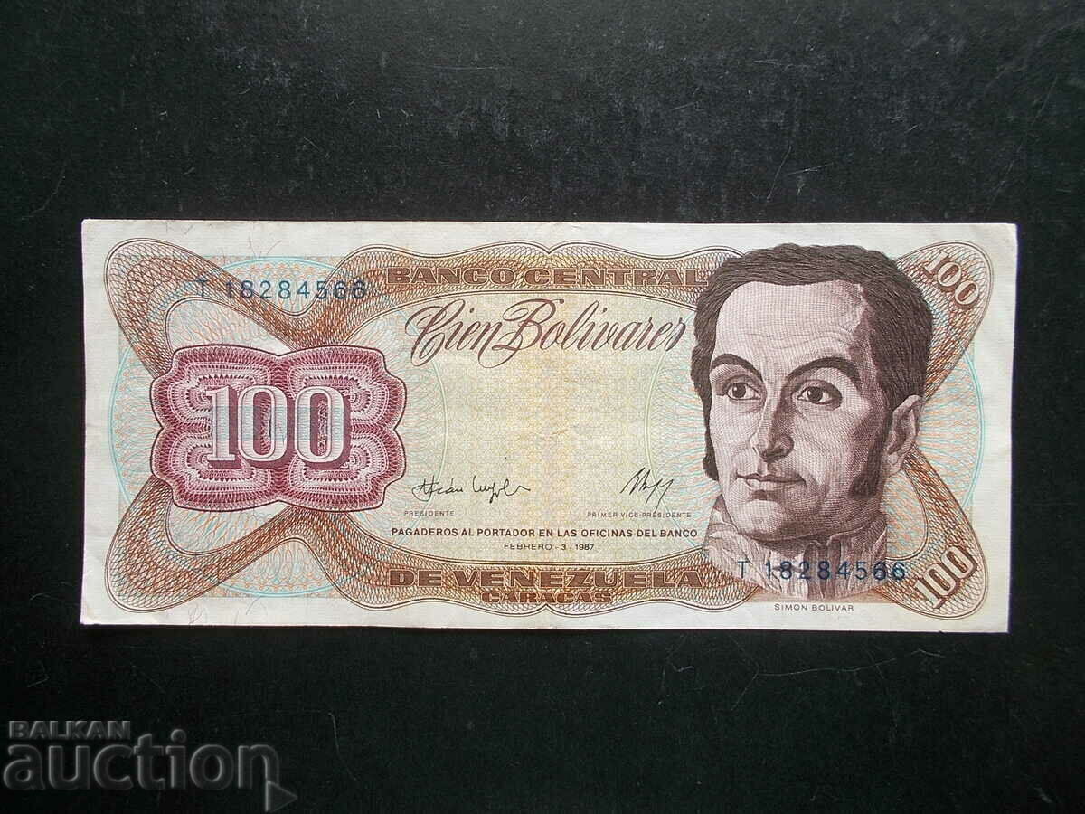 ВЕНЕЦУЕЛА , 100 боливара , 1987 ВЕНЕЦУЕЛА , 100 боливара , 1987