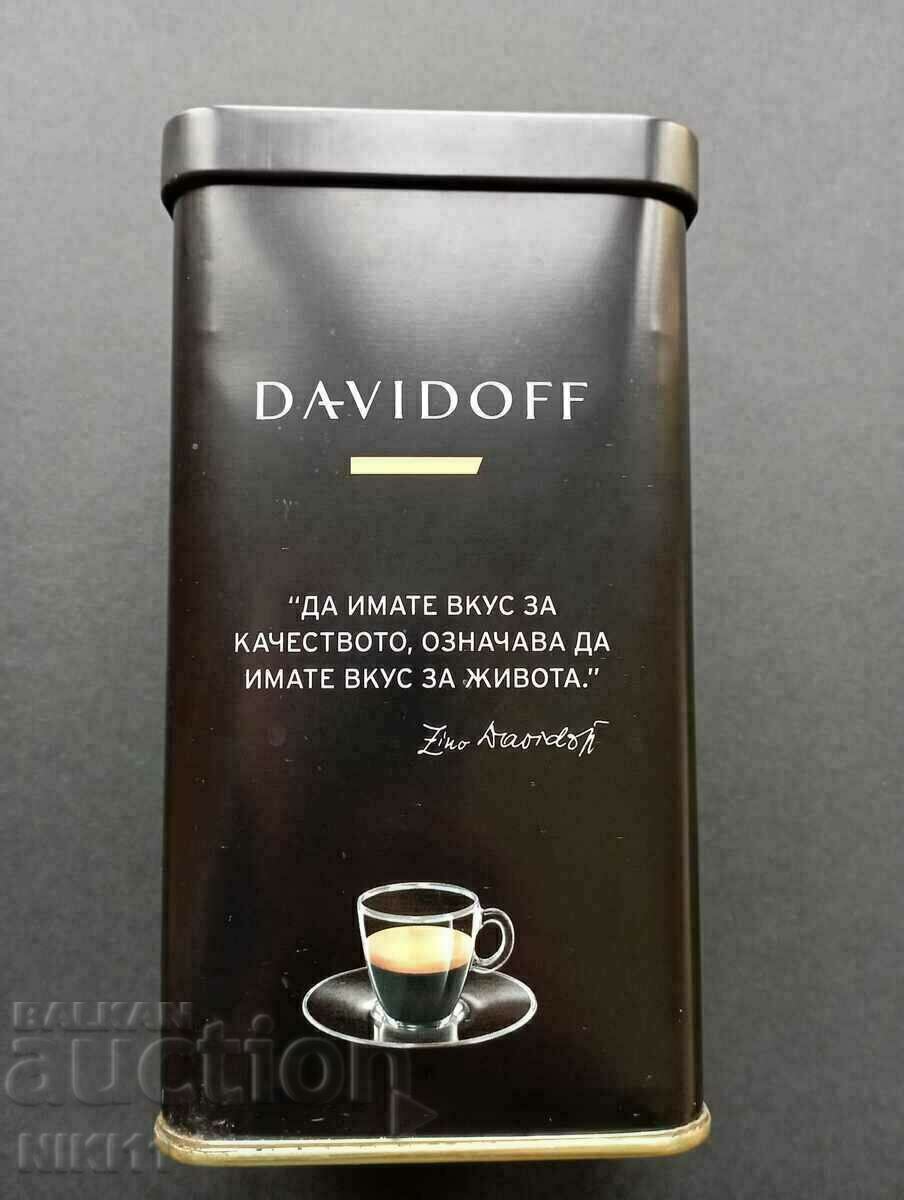 Cutie de cafea din metal Davidoff