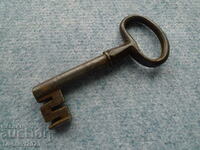 19th century LARGE OLD KEY - GATE Hand forged