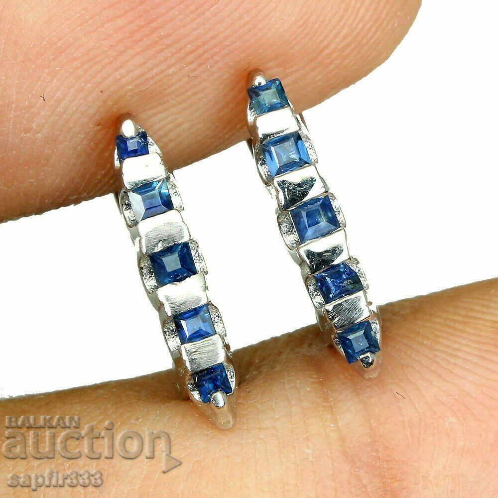 GENTLE AND ELEGANT EARRINGS WITH MAGNETIC SAPPHIRES with price 187.00 BGN | € 95.61 GENTLE AND ELEGANT EARRINGS WITH MAGNETIC SAPPHIRES with price 187.00 BGN | € 95.61