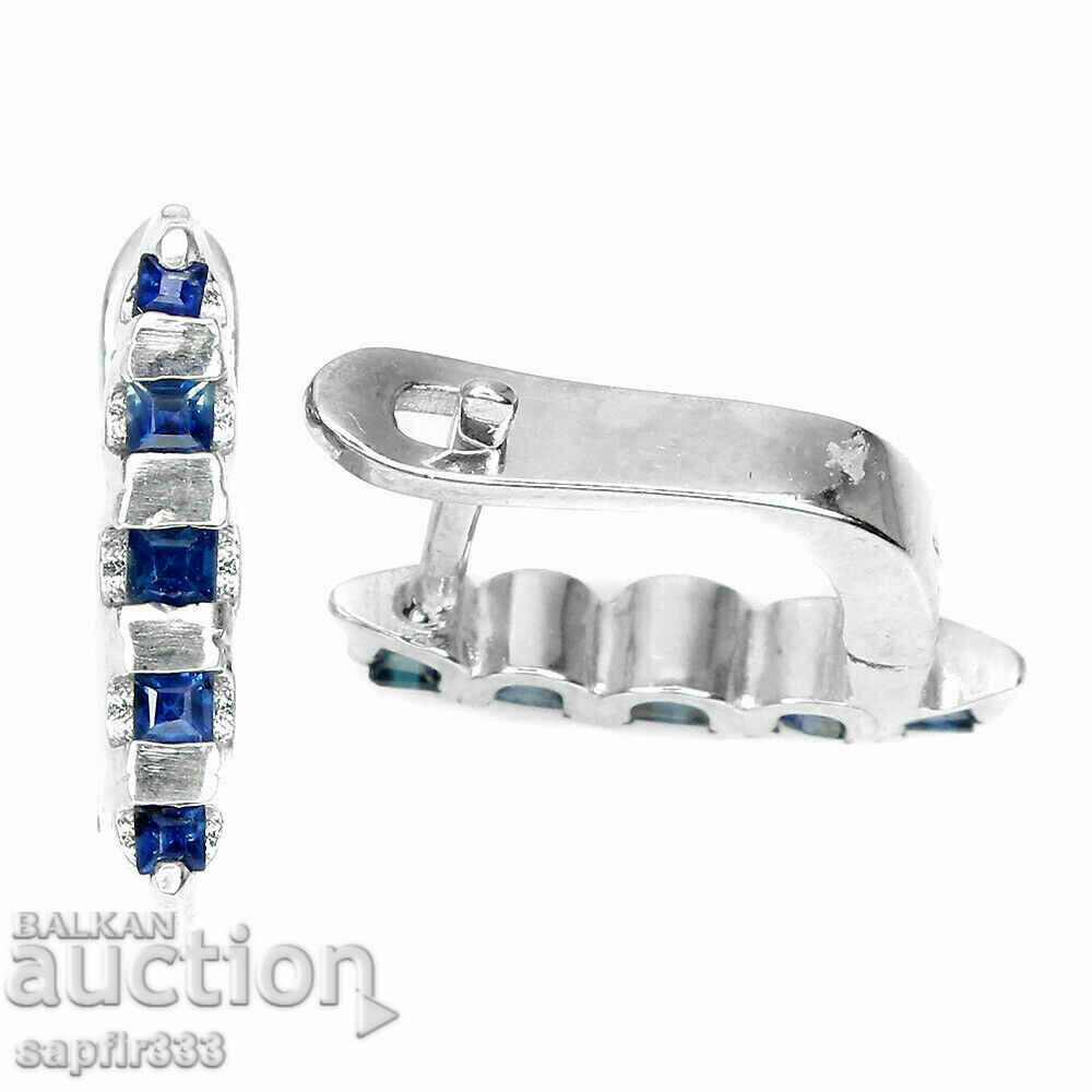 Auction GENTLE AND ELEGANT EARRINGS WITH MAGNETIC SAPPHIRES Auction GENTLE AND ELEGANT EARRINGS WITH MAGNETIC SAPPHIRES