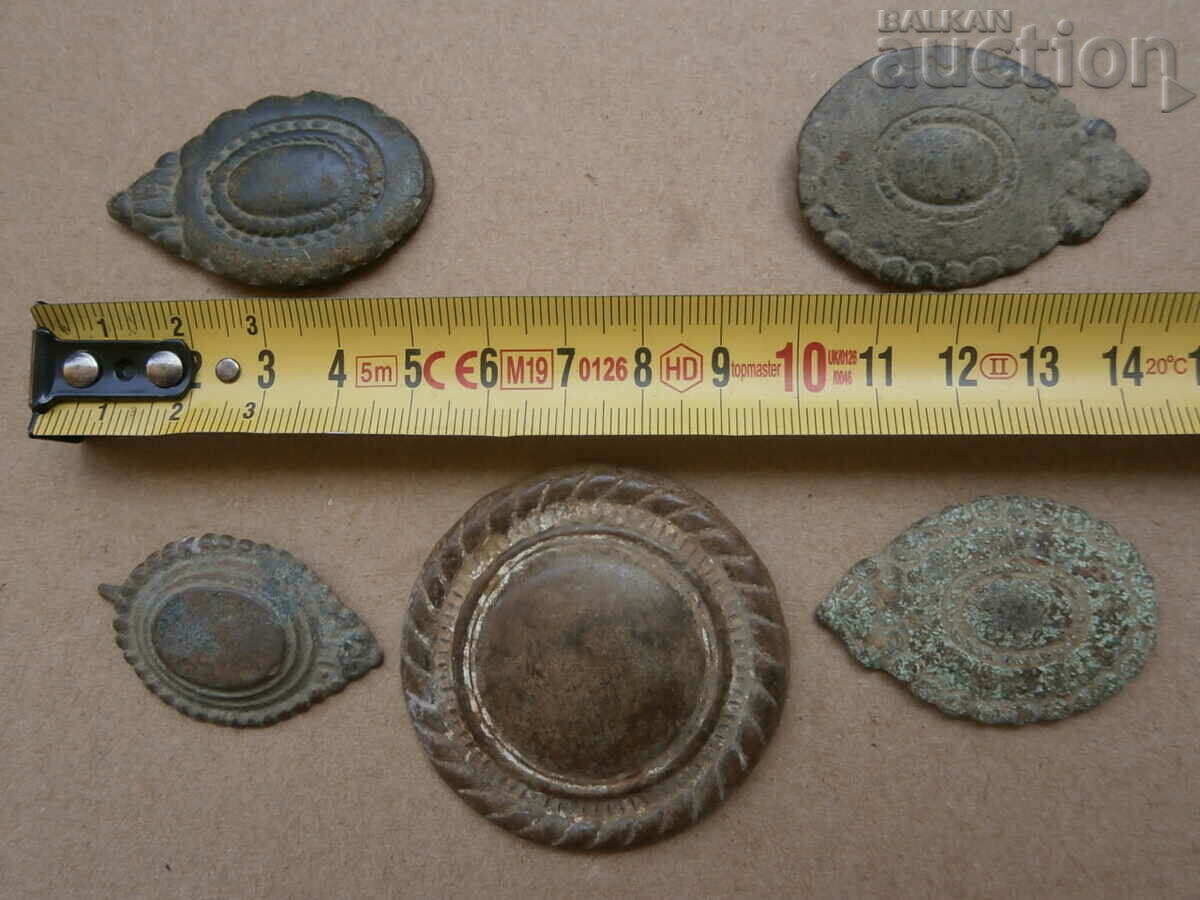 HORSE HARNESS APPLIQUE - BRONZE 19th century - 5 HORSE HARNESS APPLIQUE - BRONZE 19th century - 5