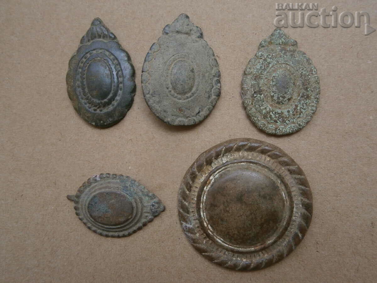 HORSE HARNESS APPLIQUE - BRONZE 19th century - 6 HORSE HARNESS APPLIQUE - BRONZE 19th century - 6