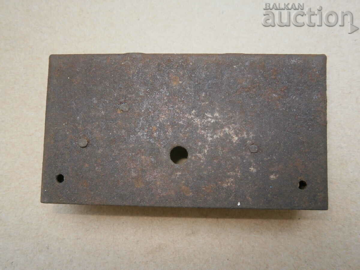 Auction latch lock from an antique chest of drawers Auction latch lock from an antique chest of drawers