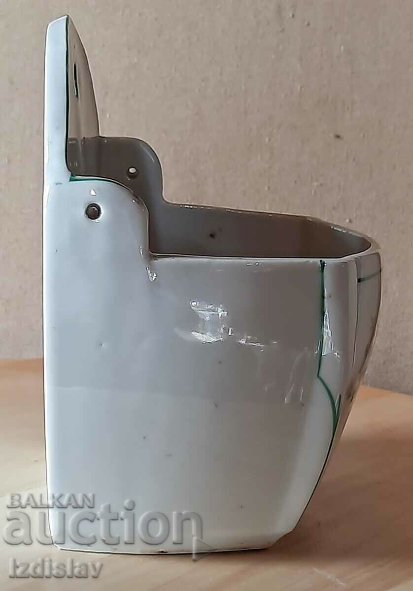 Auction Porcelain salt bowl S.I.P 50 years Auction Porcelain salt bowl S.I.P 50 years