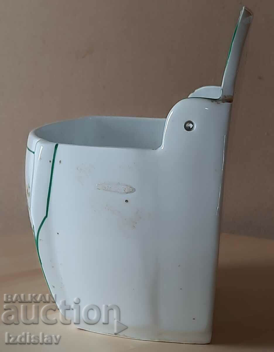 Porcelain salt bowl S.I.P 50 years - 5 Porcelain salt bowl S.I.P 50 years - 5